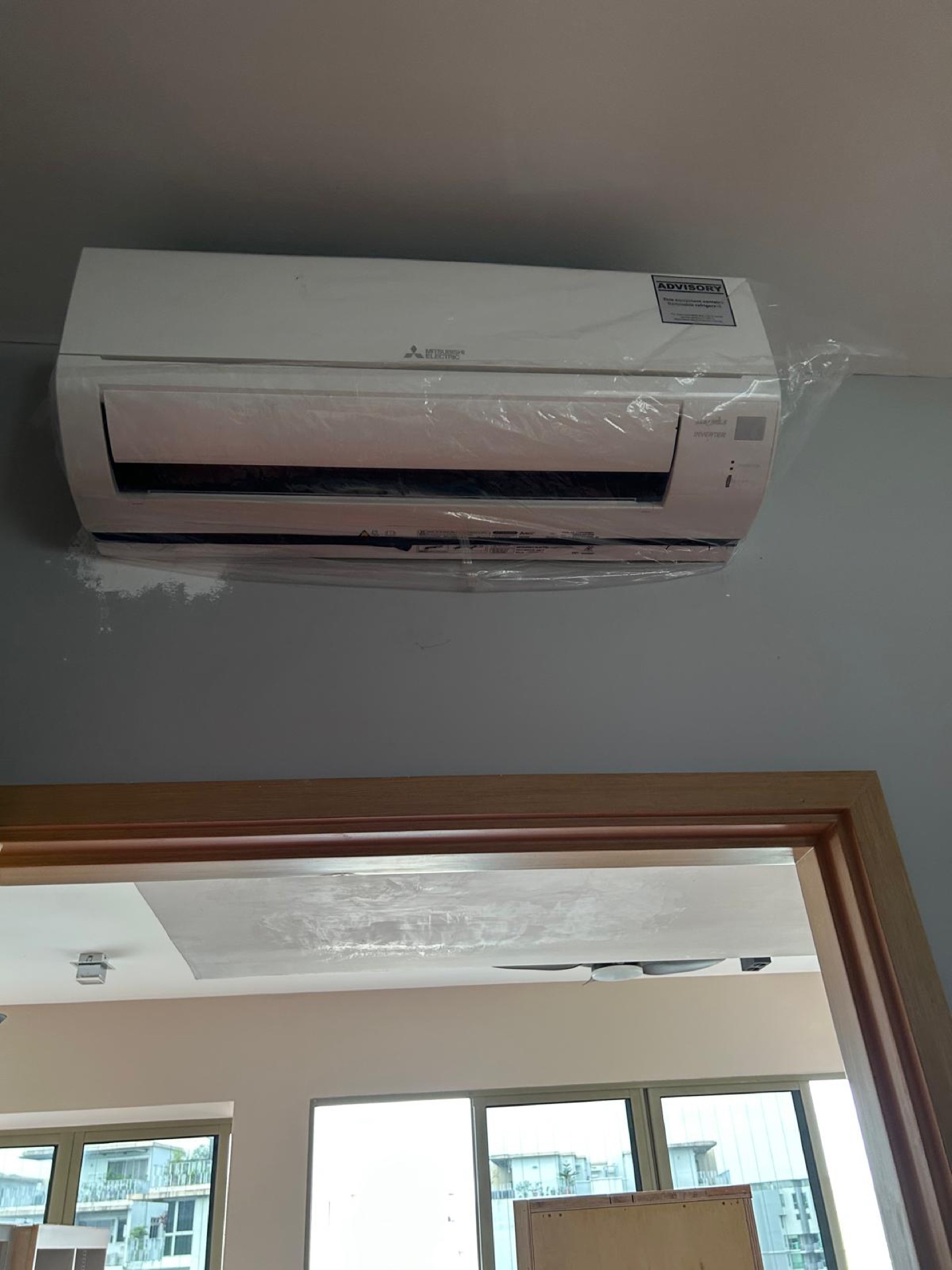 Newly installed Mitsubishi Electric aircon