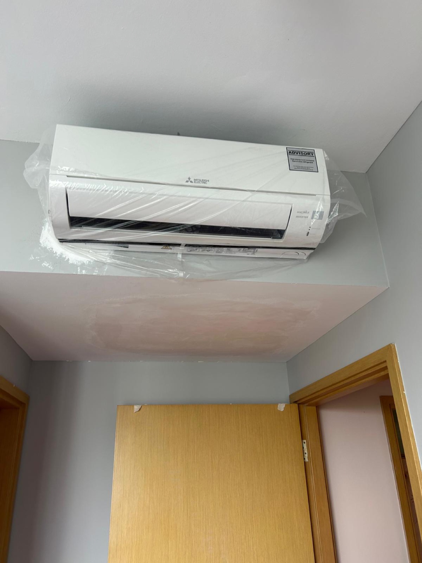 Replacement aircon installation completed